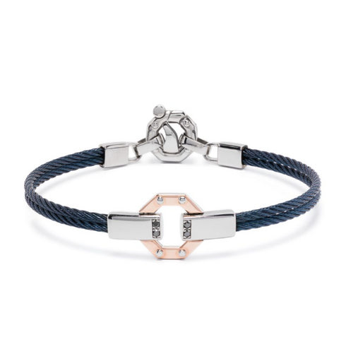 18kt rose gold diamond bracelet